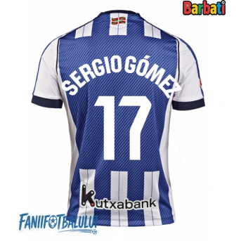 Real Sociedad Sergio Gomez #17 Tricou Fotbal Replică 2025-26 Barbati Acasa